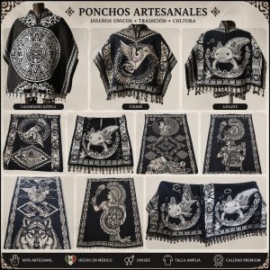 Ponchos Artesanales de Diseño Ancestral